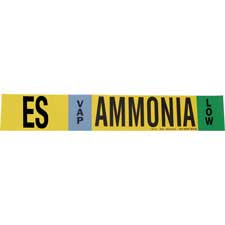 Brady ES VAP AMMONIA LOW Pipe Marker/ Buy Online