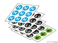 EV1150 N.490 STICKERS D.12MM N
