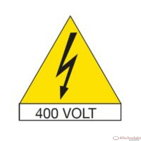 EV1155 N.10 TRIANGLE STICKERS 125MM FLASH