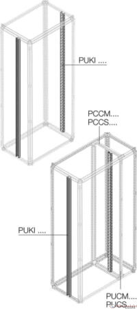 PUKI2000 INTERMEDIATE UPRIGHT INT.KIT H=2000MM
