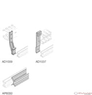 AD1009 No.4 plastic supports for horizontal wiring ducts