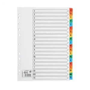 A4 20 Index Sheet