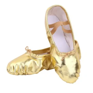 Aca Ballet Dance Slippers Gold