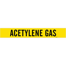 Brady ACETYLENE GAS Pipe Marker|Buy Online