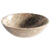 Art Basin ? Rare Marble Above Counter Basin ? Brown