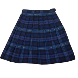 Avicenna Pleated Plaid Skirt