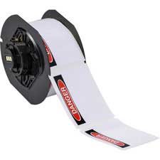 All Weather Permanent Adhesive Vinyl Labels, Pre-printed Header, for B30 Printers| Buy online