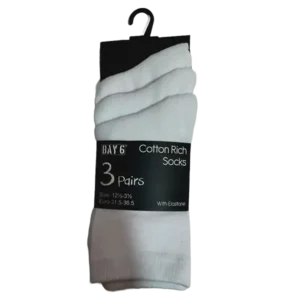 Bay Cotton Socks (White)