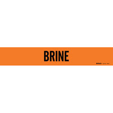 Brady BRINE Pipe Marker/ Buy Online