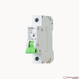 20A Futina MCB Circuit Breaker Single Pole.