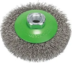 BOSCH 2608622108 100MM CONICAL BRUSH CRIMPED