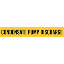 Brady CONDENSATE PUMP DISCHARGE Pipe Marker|Buy Online