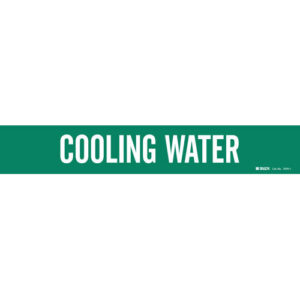 Brady COOLING WATER Pipe Marker|Buy Online