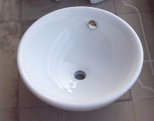 Bathroom Cabinet Ceramic Counter Top Wash Basin