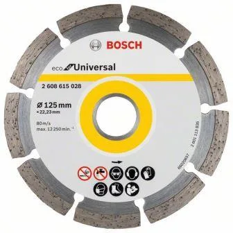 BOSCH 2608615028 125MM ECO FOR UNIVERSAL DIAMOND CUTTING DISC