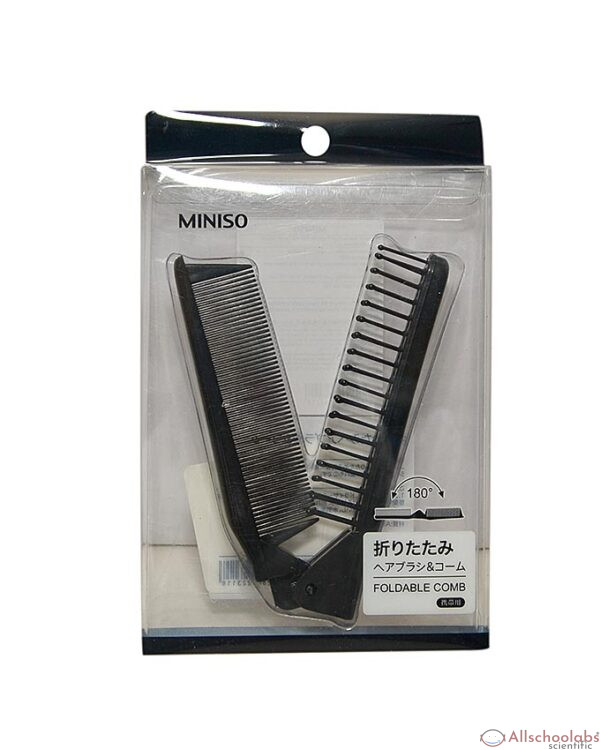 Dual Purpose Foldable Comb