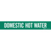 Brady DOMESTIC HOT WATER Pipe Marker|Buy Online