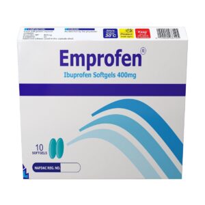 Emprofen (Ibuprofen) 400mg Softgels - request current price on allschoolabs.com