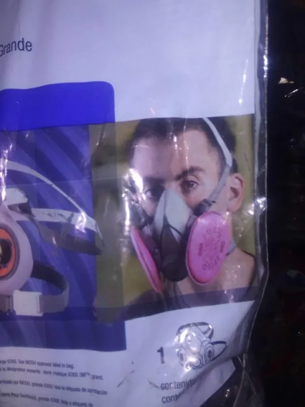 3M 6300 HALF FACE MASK