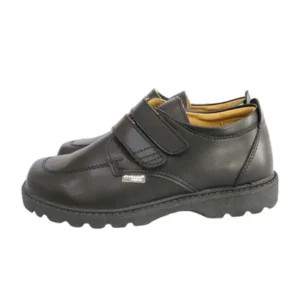 Fitkids Boys Double Velcro Shoe Black