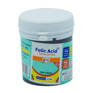 Emzor Folic Acid 5mg Tablets X 1000 - request current price on allschoolabs.com