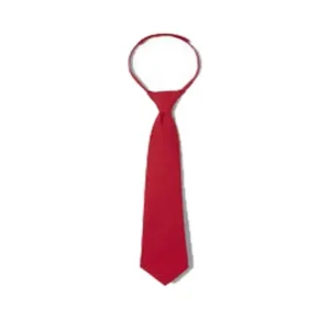 French Toast Red Adjustable Plaid Tie