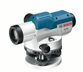 BOSCH GOL 26 D 100M PROFESSIONAL OPTICAL LEVEL WITH BUILDING TRIPOD BT160 & MEASURING ROD GR 500