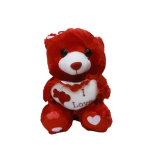GVS 21cm Sitting Teddy (Red)