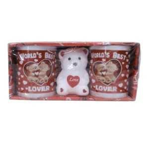 GVS 2pcs World Best Mug & Teddy