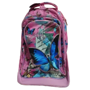 GVS I-Kola 3 in 1 Trolley Bag Pink (Butterfly)