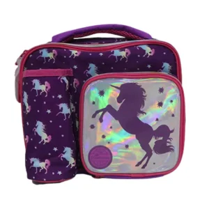 GVS Jasmine Assorted Pocket Lunch Bag (Purple Horse)