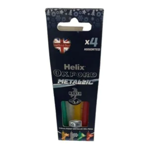 Helix Oxford 4 Pack Mettalic Pens