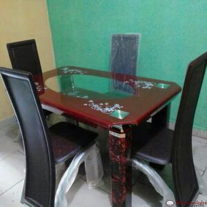 Universal Dining Table Brown & 4 Chairs