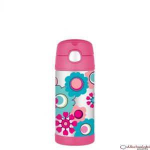 Thermos Insulated Floral Kids Water Bottle 355ml