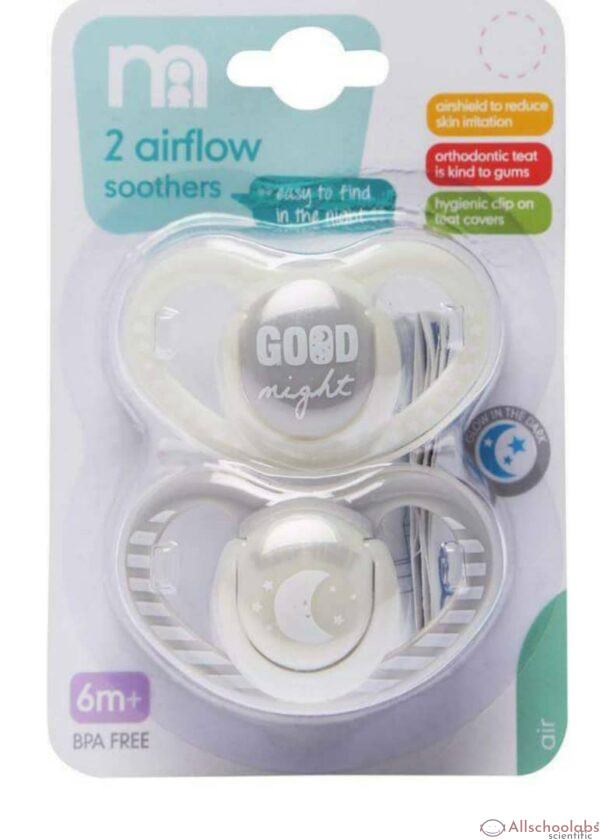 Mothercare 2 Airflow Soothers 6mths+