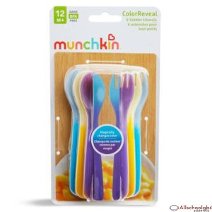 Munchkin Colour Reveal 6 Toddler Utensils