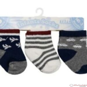 Soft Touch 3pk Infant Socks