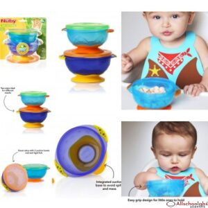 Nuby Muncheez 2 Pack Stackable Sunction Bowls