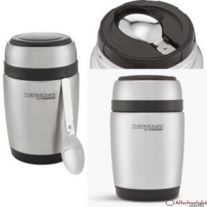 Thermos Thermocafe Barrel Stainless Steel Vacuum Insulated Food Flask ? 400ml