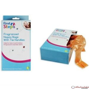 First Steps Fragranced Nappy Bags With Tie Handles ? 150pk