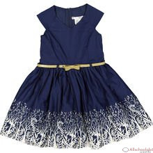 Nula Bug Girls Navy Dress.