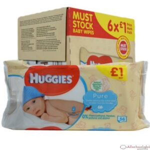 Huggies Pure Wipes by 6