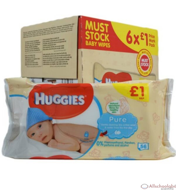 Huggies Pure Wipes by 6