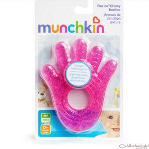 Munchkin Fun Ice Chewy Teether ? Pink Hand
