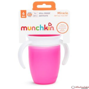 Munchkin Miracle 360? Trainer Cup Pink, 7 oz