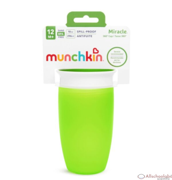 Munchkin Miracle 360? Sippy Cup Green, 10 Oz