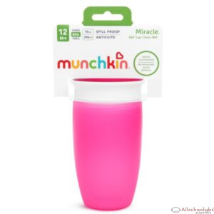 Munchkin Miracle 360? Sippy Cup Pink, 10 Oz