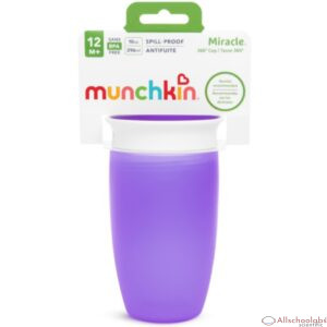 Munchkin Miracle 360? Sippy Cup Purple, 10 Oz