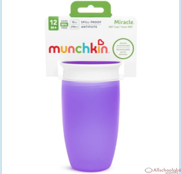 Munchkin Miracle 360? Sippy Cup Purple, 10 Oz