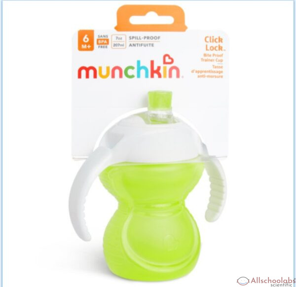 Munchkin Click Lock Chew Proof Trainer Cup 8oz ? Green